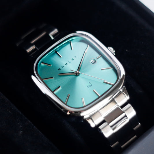 Phantom (Silver and Turquoise Mist) Watch