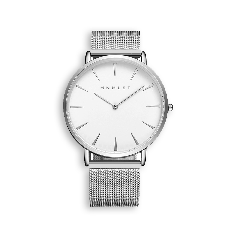 Iconic Silver Watch by MNMLST